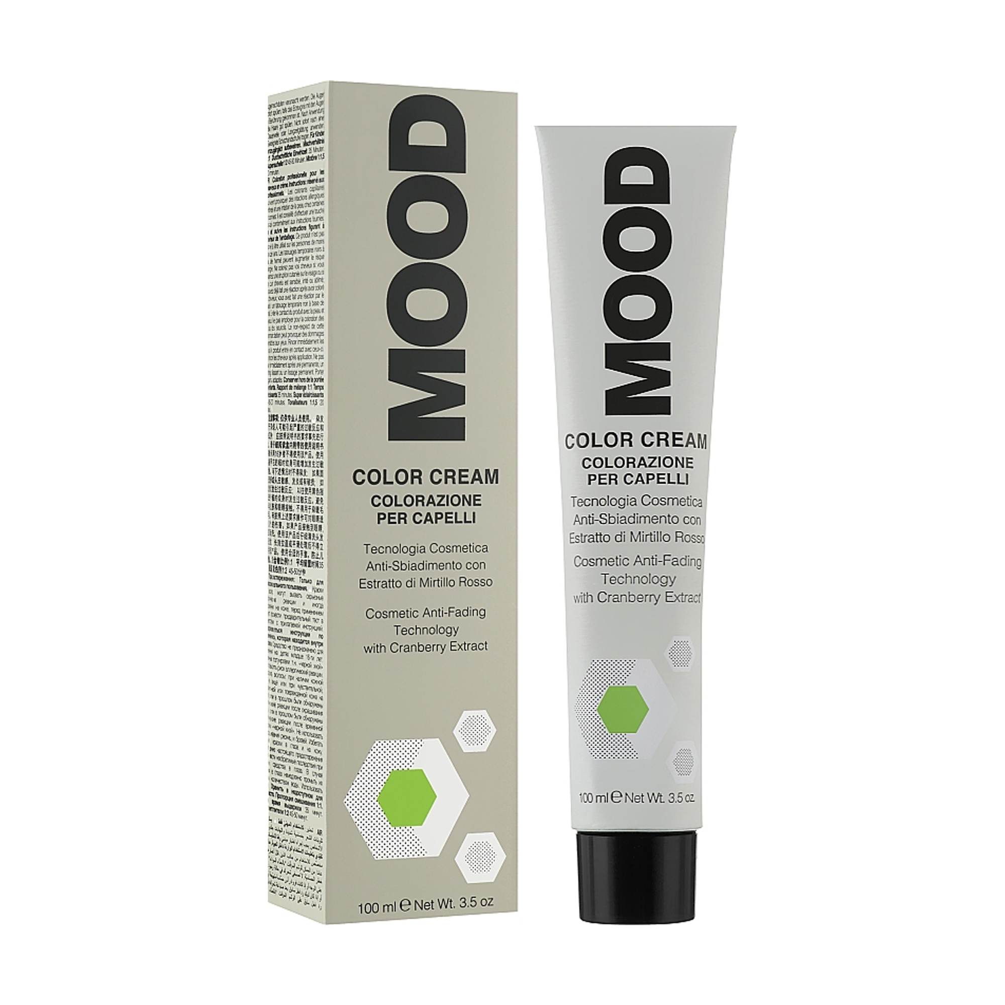 Перманентна крем-фарба для волосся Mood Color Cream 10.00 Intense Platinum Blonde, 100 мл